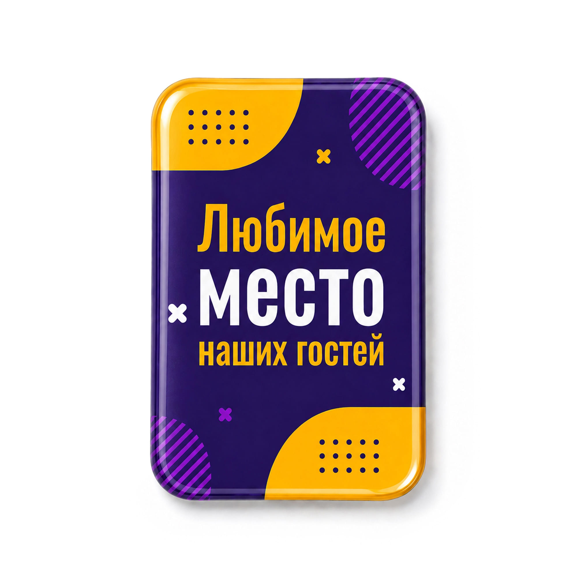 Объемный стикер из смолы на дверь вертикальный — изображение 2