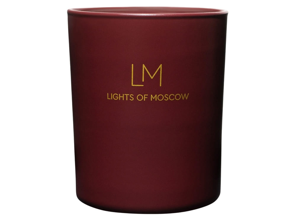 Ароматическая свеча в бордовом стакане Sunset, коллекция Exclusive, 250 мл — изображение 2