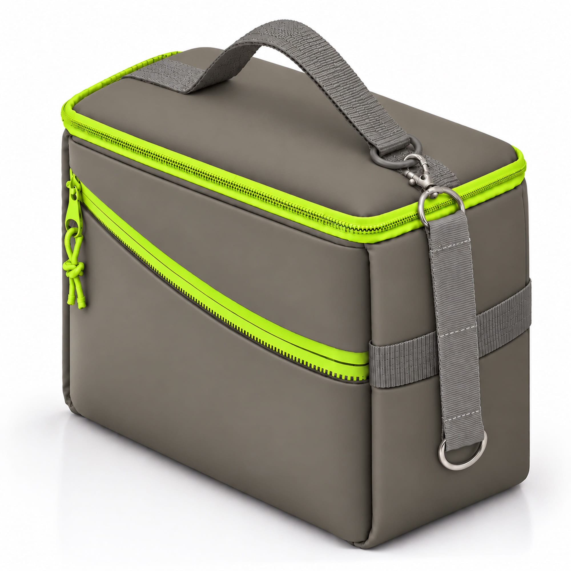 Изотермическая сумка-холодильник «Neo Classic» c контрастной молнией — изображение 4