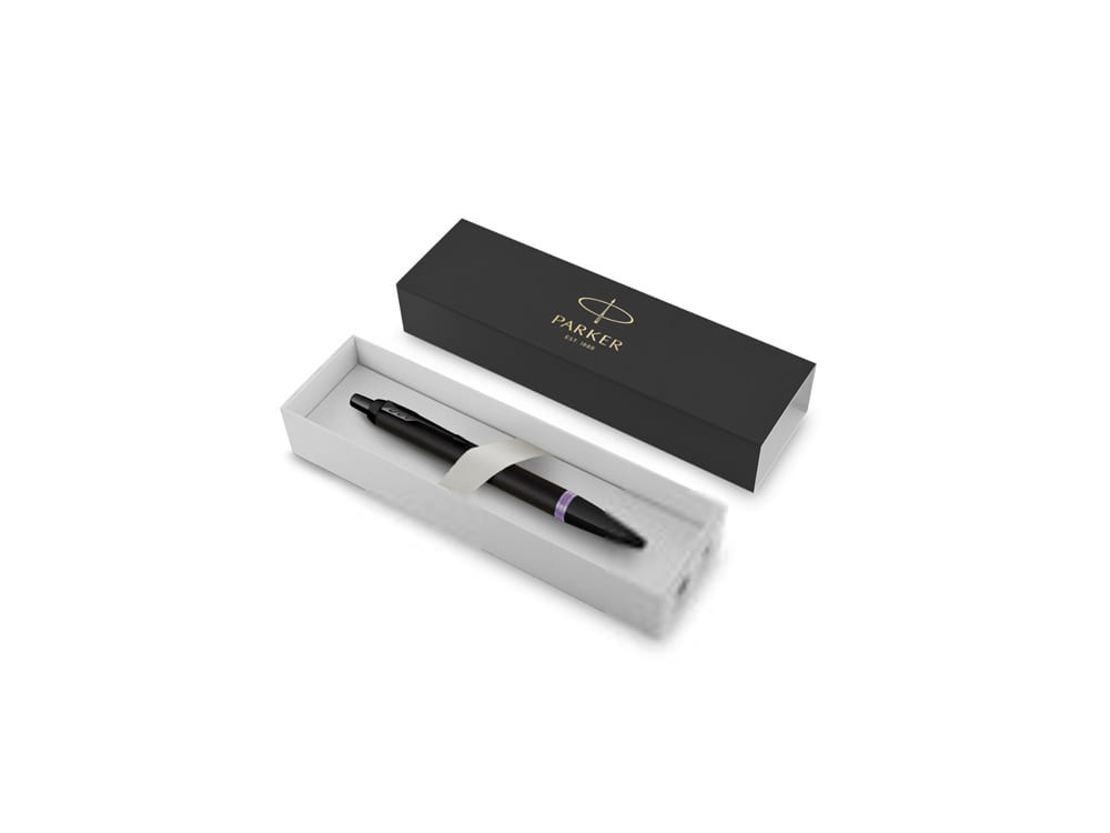 Ручка шариковая Parker «IM Vibrant Rings Flame Amethyst Purple» — изображение 4