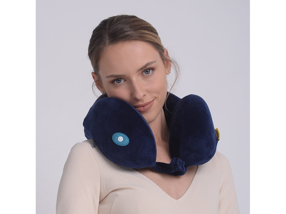 Подушка для путешествий со встроенным массажером «Massage Tranquility Pillow» — изображение 9