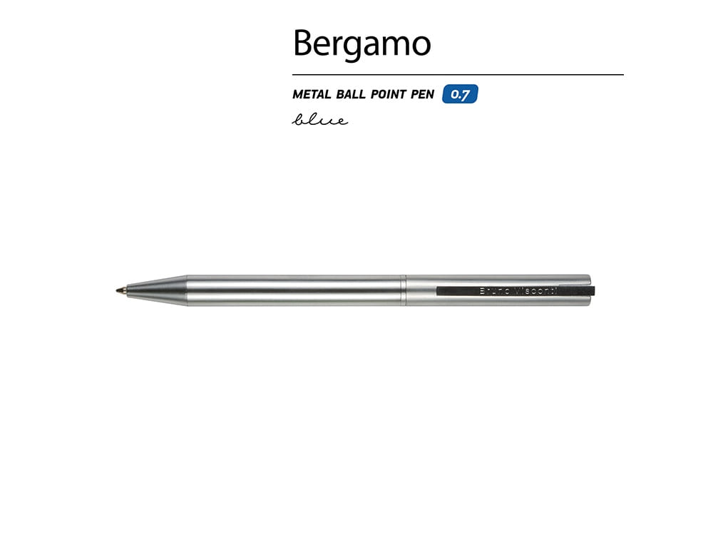 Ручка металлическая шариковая «Bergamo» — изображение 2