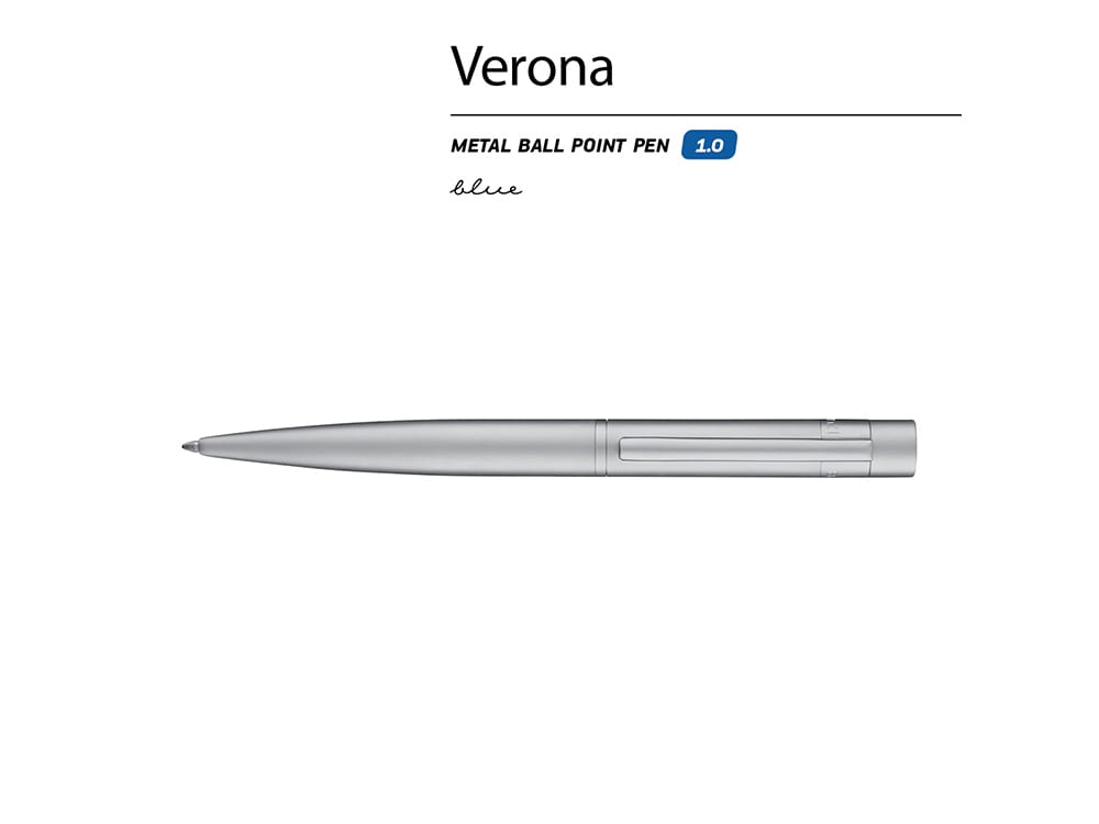 Ручка металлическая шариковая «Verona» — изображение 2