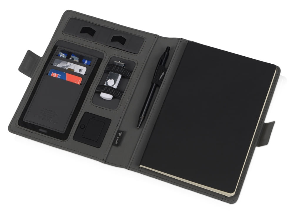 Органайзер с беспроводной зарядкой «Powernote», 5000 mAh — изображение 3