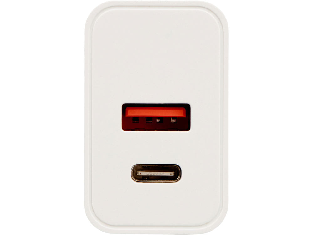 Сетевое зарядное устройство c выходами USB-A и USB-C и быстрой зарядкой QC/PD «Recharger Pro», 30 Вт — изображение 3