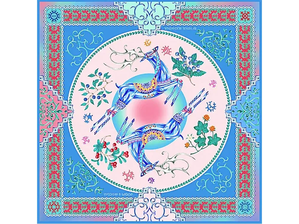 Платок «Северное сияние»