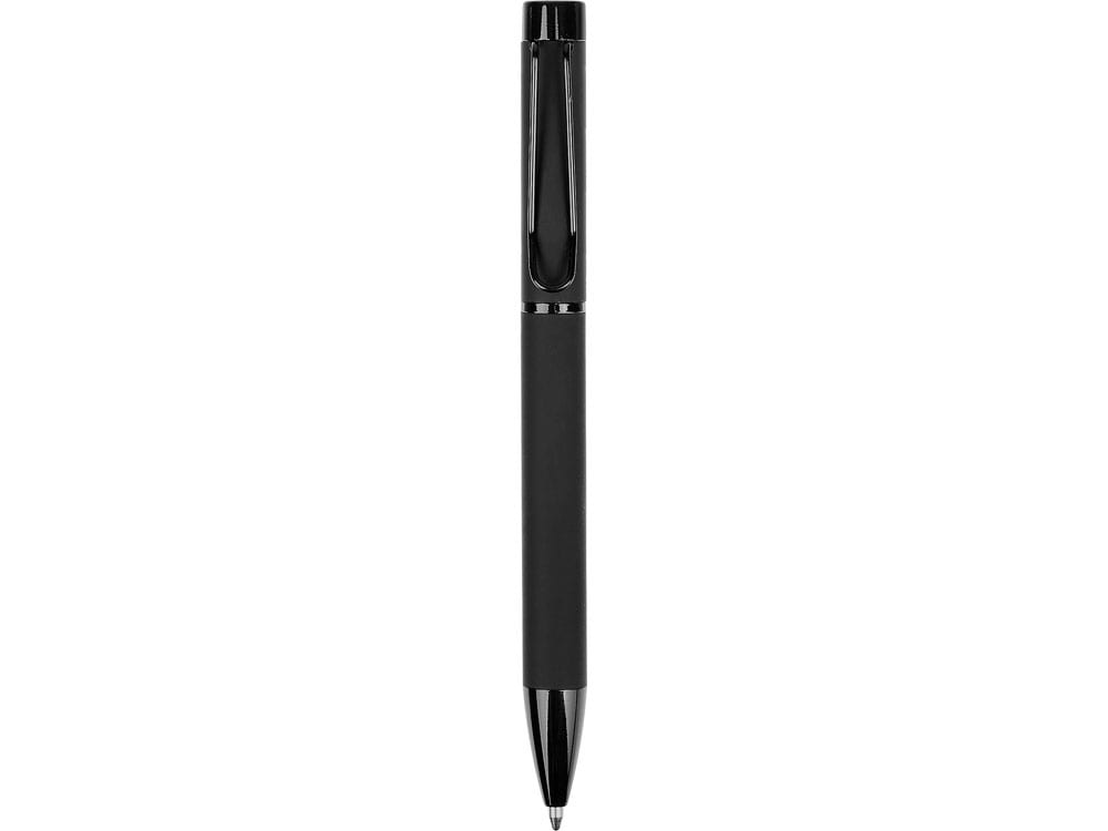 Металлическая шариковая ручка «Black Lama» soft-touch — изображение 3
