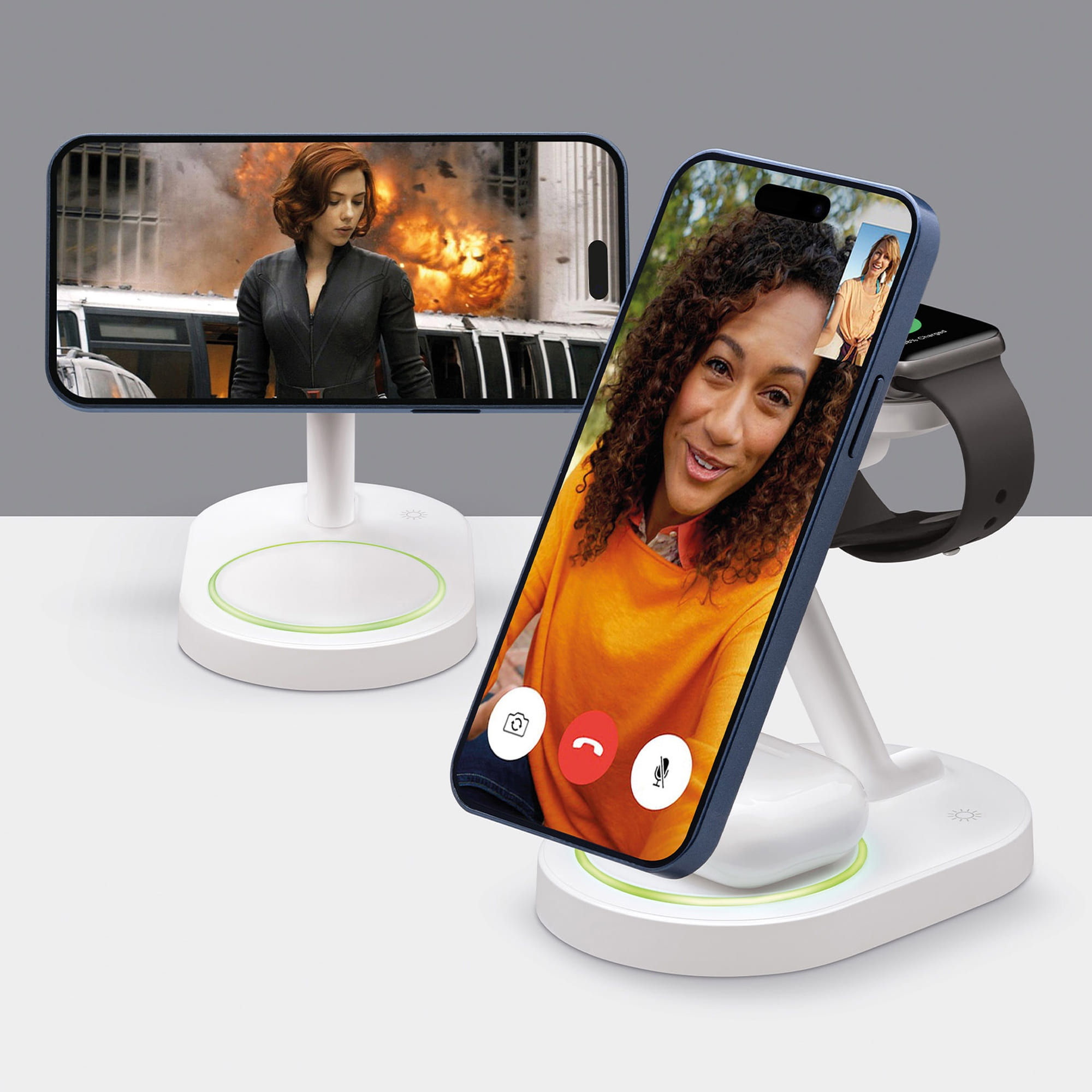 Беспроводная зарядная станция 3 в 1 MagSafe QI2 NEO — изображение 4