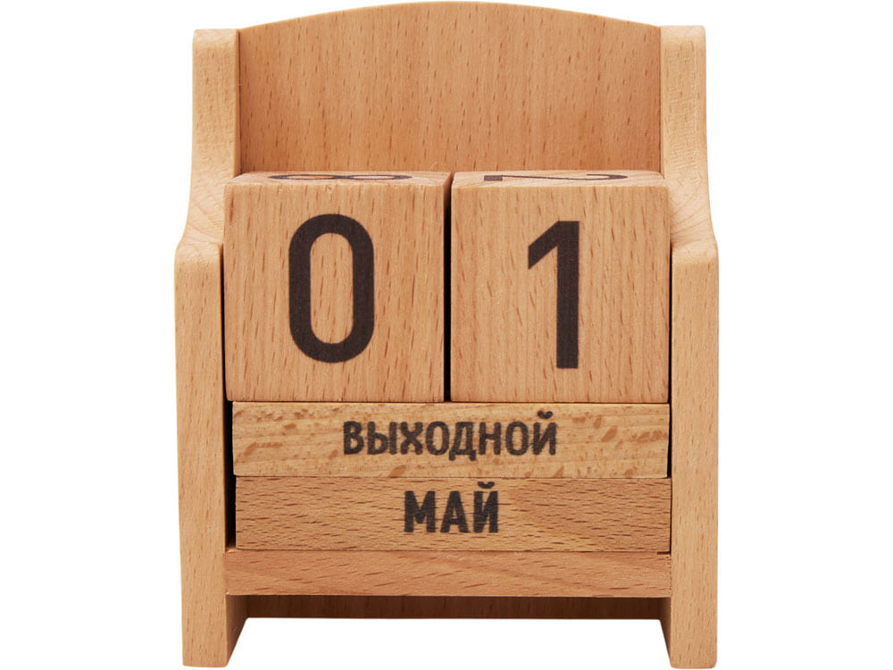 «Вечный» календарь из бука — изображение 10