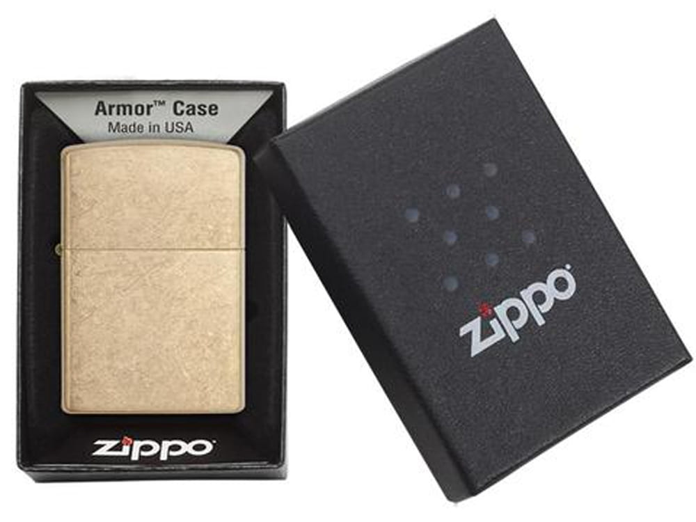 Зажигалка ZIPPO Armor™с покрытием Tumbled Brass — изображение 5