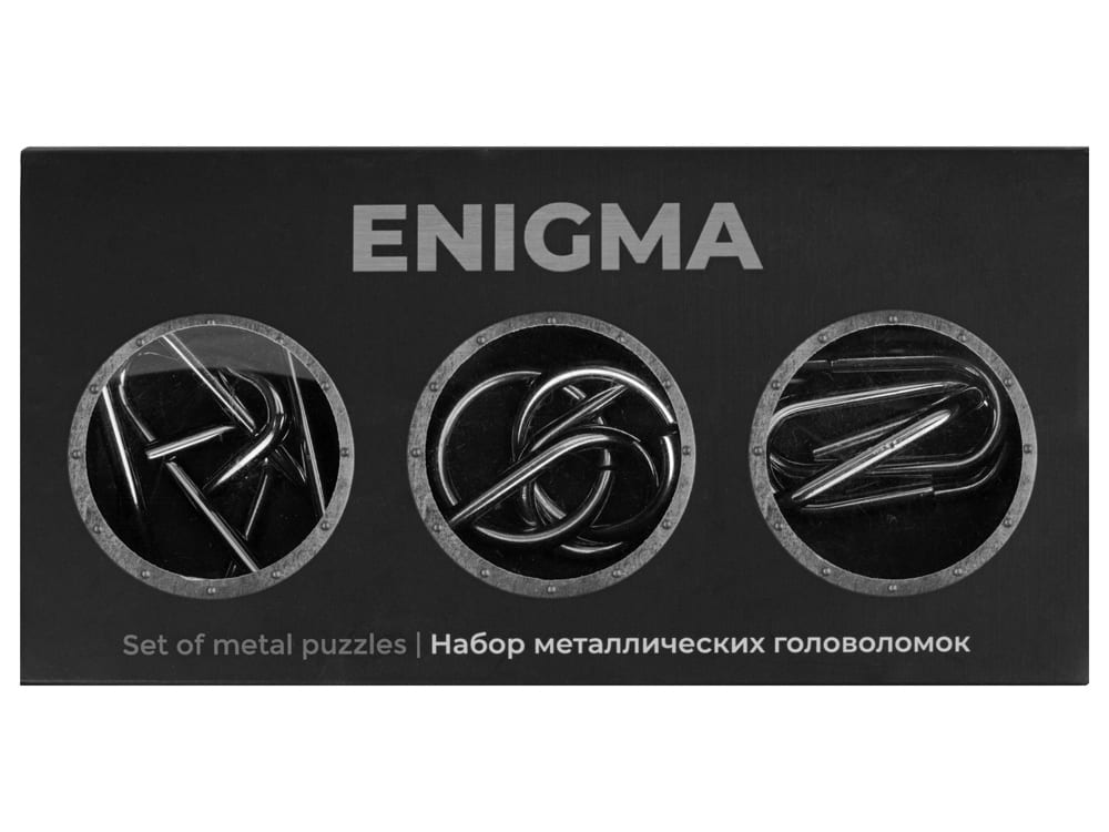 Набор из 3 металлических головоломок в мешочках «Enigma» — изображение 6