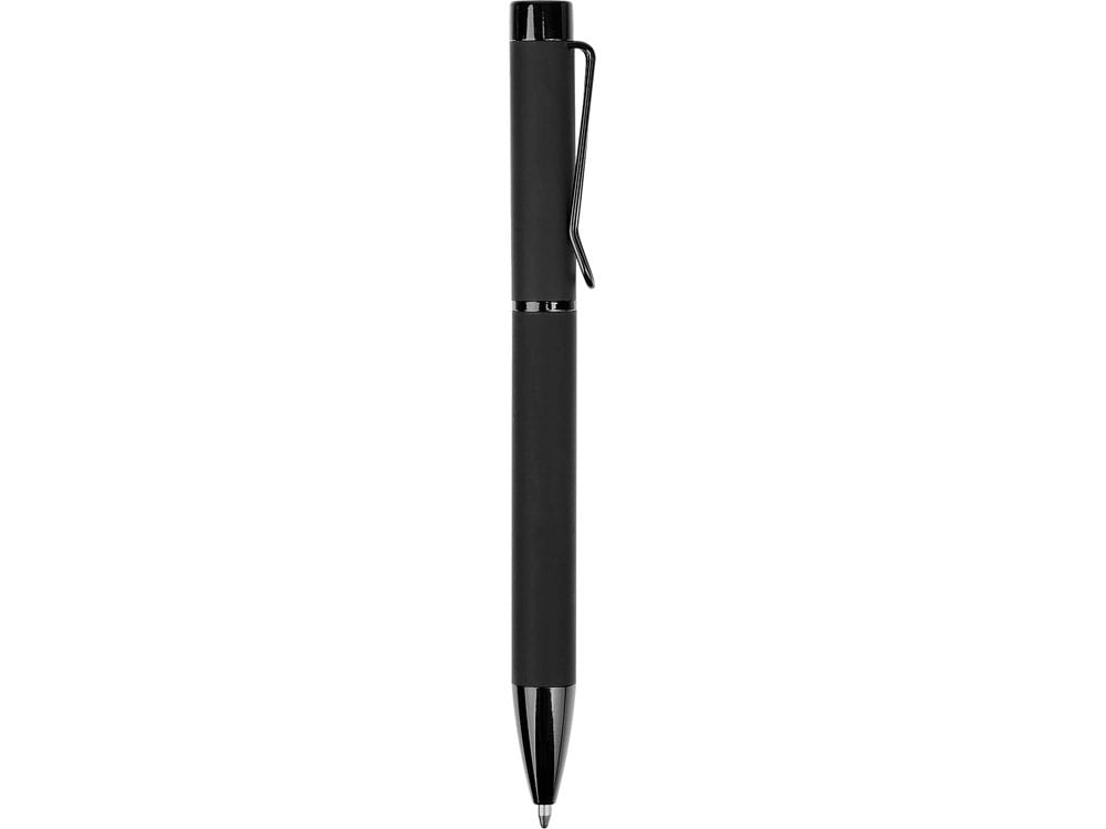 Металлическая шариковая ручка «Black Lama» soft-touch — изображение 4