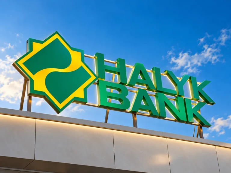 HALYK BANK — рекламное оформление филиала в Жанаозене
